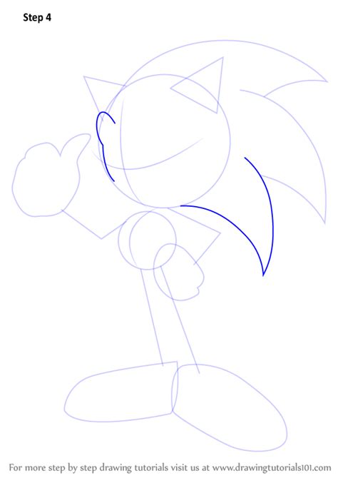 Learn How To Draw Sonic Sonic The Hedgehog Step By Step Drawing