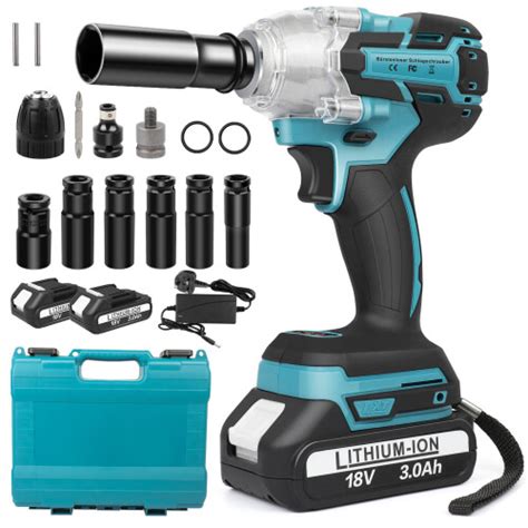 Cordless Impact Wrench Brushless Impact Wrench 1 2 Inch Max Torque