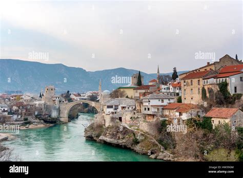 Old Bridge In Mostar Bosnia And Herzegovina Stock Photo Alamy