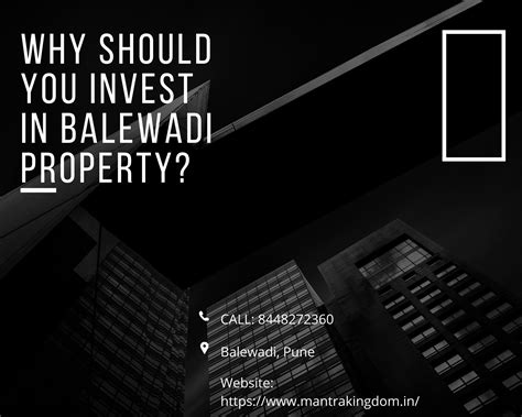 Why should you invest in Balewadi property