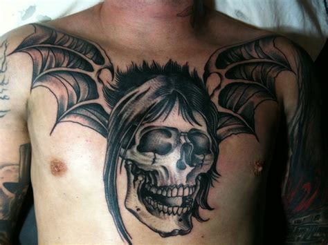 A7X FANS INDONESIA: Johnny Christ Gets "The Rev" Death Bat Tattoo