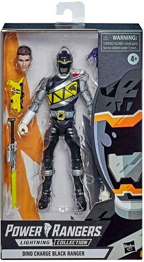 Power Rangers Lightning Collection Dino Charge Black Ranger Action