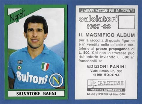 Figurina Calciatori Panini Nuova New N Bagni Napoli Eur