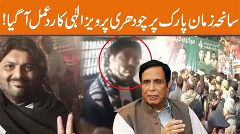 Chaudhry Pervez Elahi Big Statement On Saniha Zaman Park Breaking