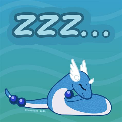 Sleepy Dragonair — Weasyl