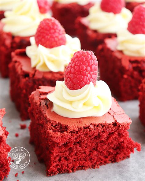 Brownies Red Velvet ¡deliciosos Cocinando Entre Olivos