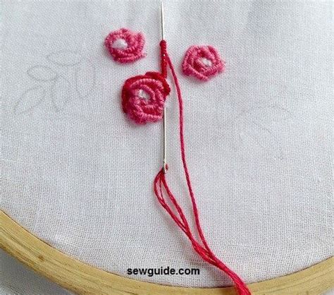 Make A Bullion Knot Stitch & 3 Easy Bullion Embroidery Designs - SewGuide