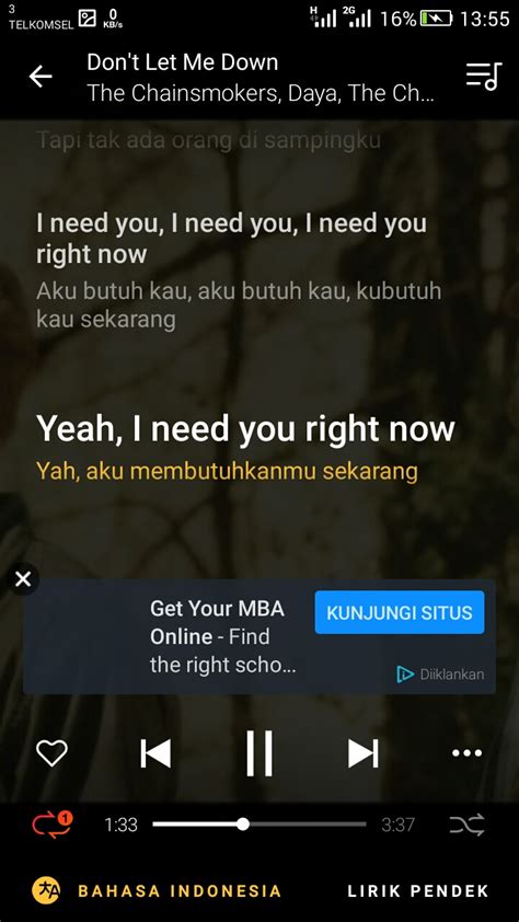 Cara Menampilkan Lirik Lagu Di Android Dengan Musixmatch