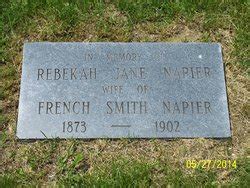 Rebekah Jane Napier Napier 1875 1902 Homenaje De Find A Grave