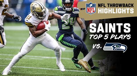 Saints' Top 5 Plays vs. Seahawks | NFL Throwback Highlights - Win Big ...