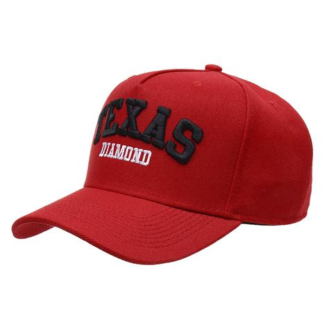 Bon Vermelho Trucker Aba Curva Texas Diamond Submarino