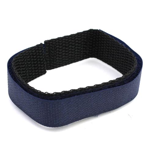 20mm Blue Nylon Sport Watch Strap Velcro® Style