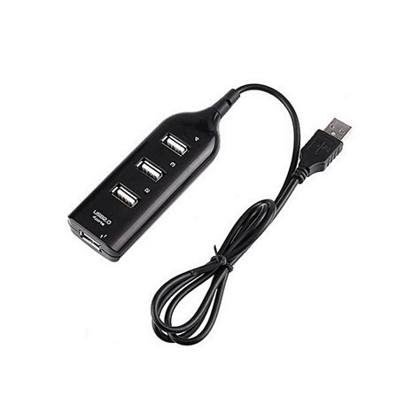 4 Port Splitter Usb 20 Hub Black Bluewon Global