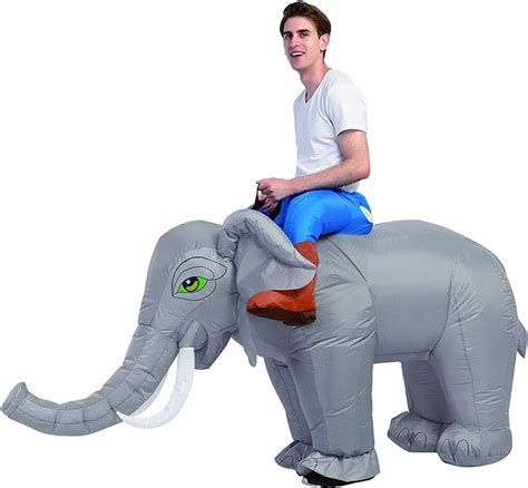 Goosh 72 Elephant Inflatable Costume Unisex Waterproof Polyester