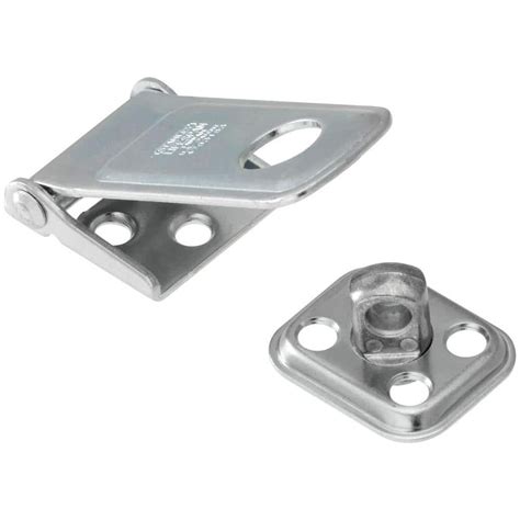 Everbilt 3 1 2 In Zinc Plated Adjustable Staple Safety Hasp 15122