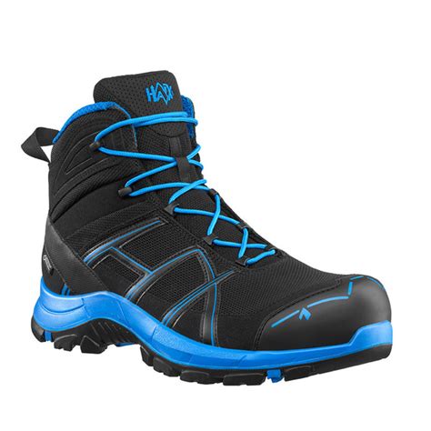 Buty Robocze Haix Black Eagle Safety 40 Mid Gore Tex Black Blue