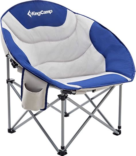 KingCamp Moon Chair Campingstoel Klapstoel Met Rugzak Bekerhouder