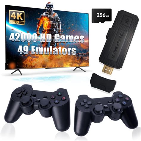GWALSNTH 42000 Games in 1 Retro Game Stick,Wireless Mini Retro Game