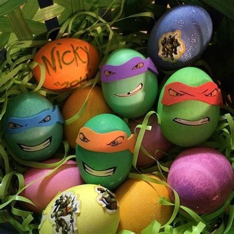 Teenage Mutant Ninja Turtle Easter Eggs Easter Party Easter Diy