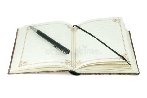 Vintage Notebook And Pen Black Stock Images Image 23233464