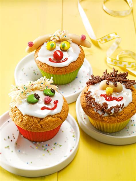 Lustige Muffin Gesichter Rezept Muffins Topfkuchen Und Kuchen Rezepte