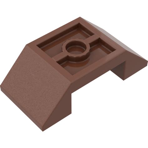 LEGO Reddish Brown Slope 2 X 4 45 Double Inverted With Open Center