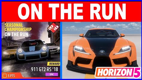 Forza Horizon 5 ON THE RUN Seasonal Championship Car Restriction GR