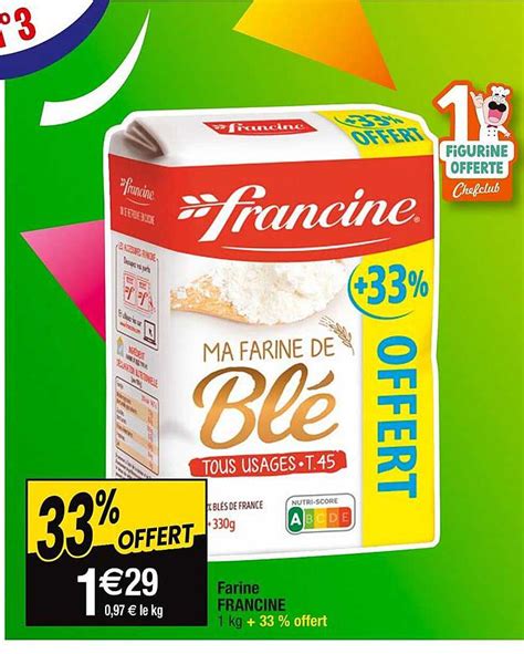 Promo Farine Francine Chez Cora ICatalogue Fr