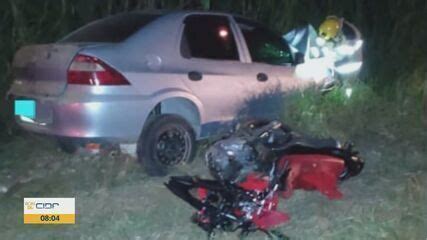 Carro Bate De Frente Moto E Motociclista Morre Na Mgc Em