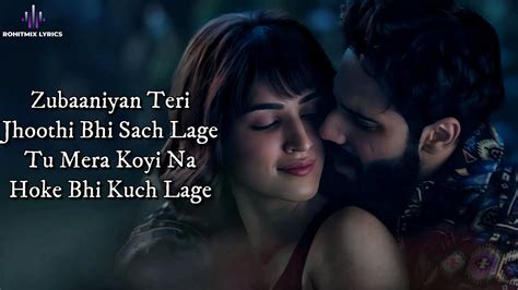 Apna Bana Le Lyrics Arijit Singh Varun Dhawan Kriti Sanon