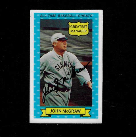 1972 Kellogg S 3 D All Time Baseball Greats John McGraw 3 EBay