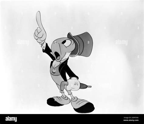 Pinocchio Jiminy Cricket Voiced By Cliff Edwards 1940 ©walt Disney Productions Courtesy