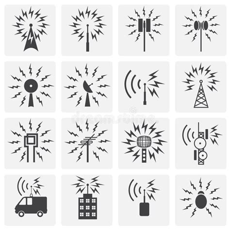 Antennas Icons Stock Illustrations 164 Antennas Icons Stock