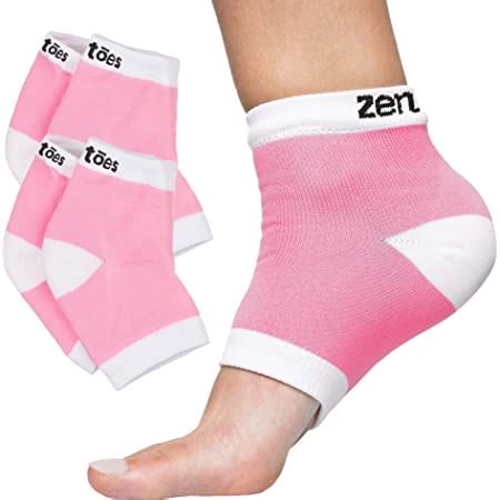 Amazon Zentoes Moisturizing Heel Socks Pairs Gel Lined Fuzzy