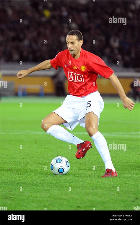 Rio Ferdinand Man U DECEMBER 18 2008 Football FIFA Club World Cup Japan