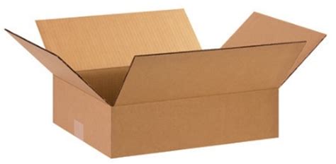 24" x 12" x 4" Flat Corrugated Cardboard Shipping Boxes 25/Bundle