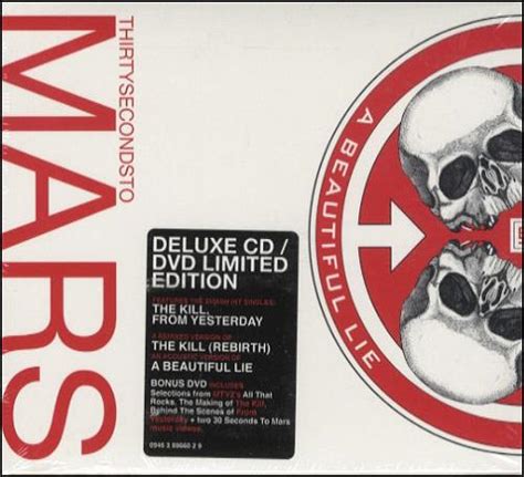 Thirty Seconds To Mars A Beautiful Lie Deluxe Edition Uk 2 Disc Cd Dvd Set 419982