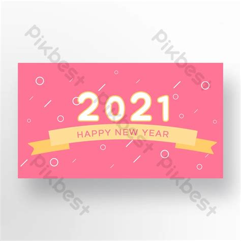 Pink 2021 New Year Banner | PSD Free Download - Pikbest