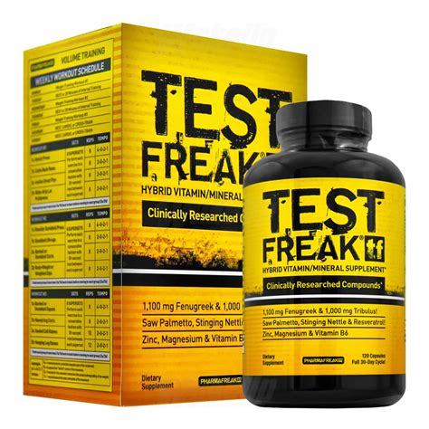 PharmaFreak Test Freak 120 Capsules Maximize Testosterone Muscle Growth