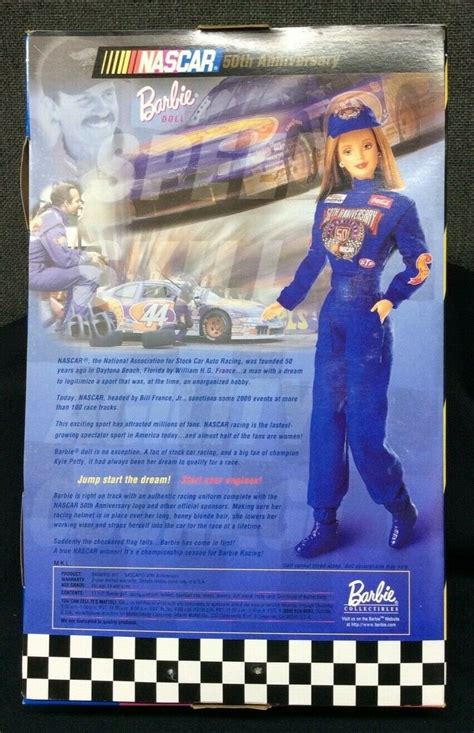 Th Anniversary Nascar Barbie Collector Edition Worth Atelier Yuwa