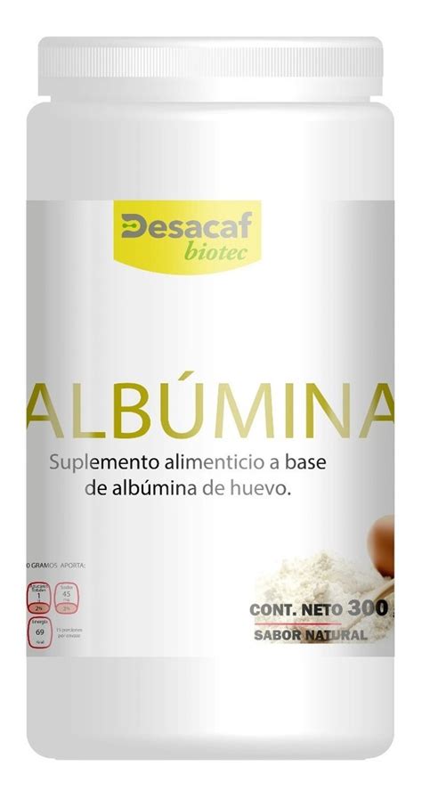 Suplemento Albumina A Base De Huevo 300g Desacaf Biotec Envío gratis