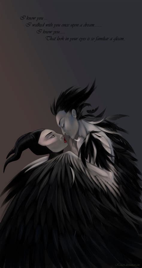 Maleficent and Diaval by Kodaris on DeviantArt