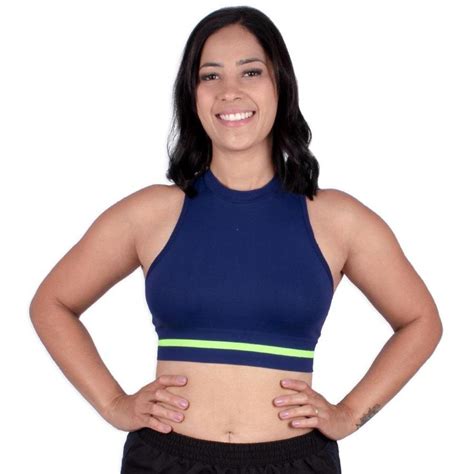 Top Fitness Bojo Selene Sem Costura Cropped Feminino Centauro