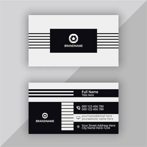 Premium Vector Professional Elegant Business Card Vector Design