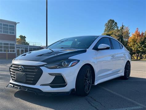 Elantra Sport Non Sport Vented Carbon Fiber Hood