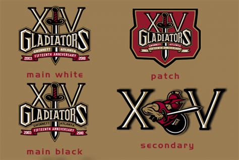 Atlanta Gladiators Unveil 15th Anniversary Logo – SportsLogos.Net News