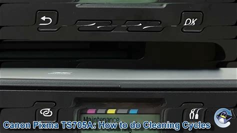 Canon Pixma Ts705a How To Do Printhead Cleaning And Deep Cleaning Cycles To Improve Print