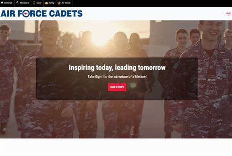 Australian Air Force Cadets - 19th Annual Australian Web Awards