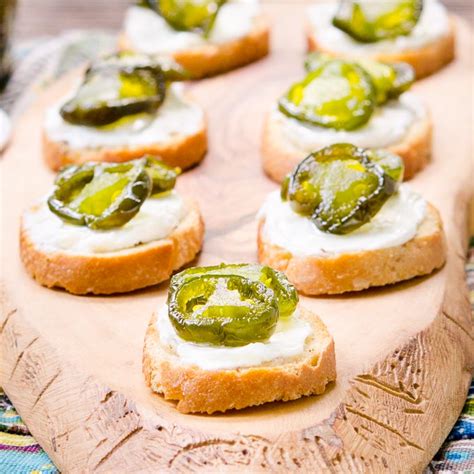 Candied Jalapeño Cream Cheese Crostini Magnolia Days