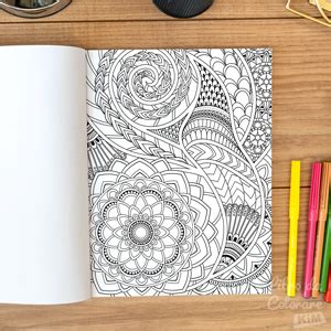 Disegni Mandala Libro Da Colorare Per Adulti Antistress Con Bellissimi